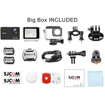SJCam SJ8 Air Wi-Fi Ūdendroša 30m Sporta Kamera 14.2MP 1728X1296 30fps HD 2.33" IPS Touch LCD ekrāns Melna (SJ8AIR-BK)