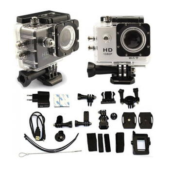 SJCam SJ4000 Wi-Fi Водостойкая 30m Спорт Камера 12MP 170 град.1080p HD 30fps 2.0" LCD Экран Голубой (SJ4000WIFI-BL)