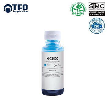 TFO Аналог для HP GT52C M0H54AE Cyan INK Bottle 70ml GT 5810 5820 InkTank 310 315 410 415 (0000218650_ME)
