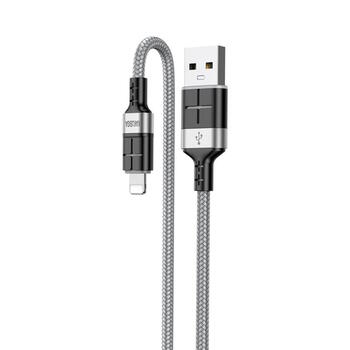 iKaku KSC-696 Smart проводо для быстрой подзарядки USB на Lightning 1.2m Grey (KSC-696/GR)