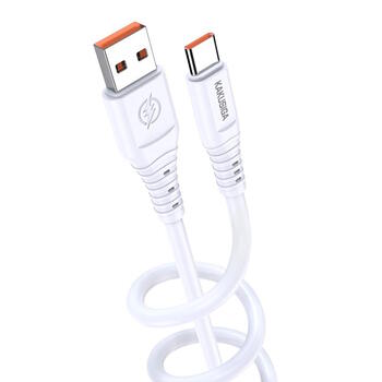 iKaku KSC-803 Провод для передачи данных и подзаряда 1m USB на Type-C White (KSC-803/TYPEC)