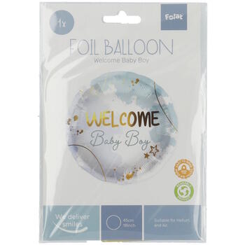 Folat Folija gaisa balons "Welcome Baby Boy" 45cm (67953)
