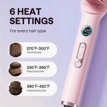Wavytalk Sleek Sweep matu veidošanas ķemme Pink (Wavytalk-3877)