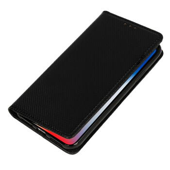 TakeMe Magnēstikas Fiksācijas Sāniski atverams maks bez klipša Samsung Galaxy A04 (A045F) Melns (TM-MA-SA-A04-BK)