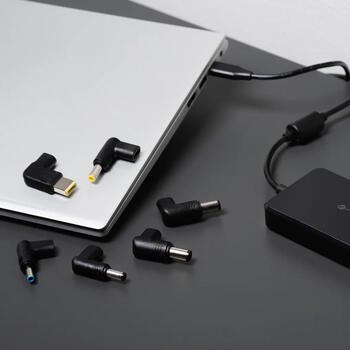 Forcell F-Energy E856 Универсальное зарядное устройство для ноутбука 65W USB-C + 6 переходников (E856)