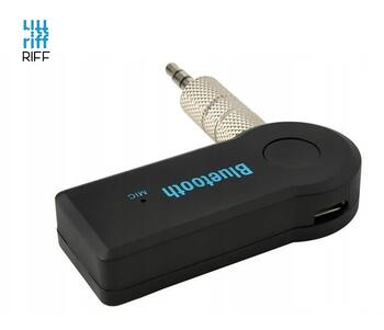 Riff BT-X5 Car FM Bluetooth Transmiteris ar 3.5mm Audio pieslēgumu + Mikrofona savienojumu Melna (RF-BT-X5)