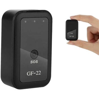 Riff GF22 GPS izsekotājs Precīzs reāllaika displejs / SOS poga / Nepieciešama SIM karte / 3 režīmi (RF-GPS-GF22)