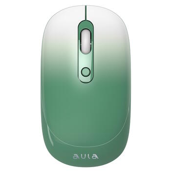 Aula AM207 2.4G Беспроводная мышь с 4 кнопками (800-1900dpi) Green (AM207/GRE)
