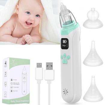 Riff ASP-1 Elektriskais deguna aspirators ar mūziku / LCD / 3 intensitātes līmeņiem (RF-ASP-1)