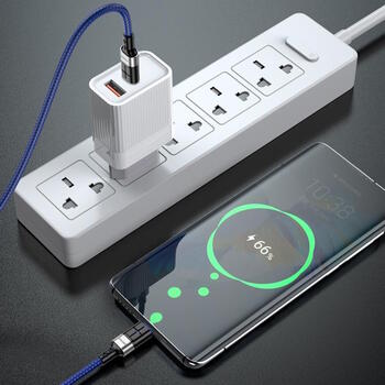 iKaku KSC-696 PD20W провод для быстрой подзарядки и передачи данных Type-C на Lightning 1.2m Blue (KSC-696/LIC/BL)