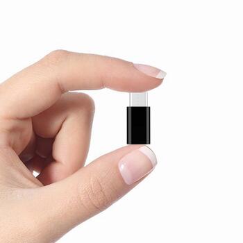 Riff Adapteris no Micro-USB uz Type-C Black (RF-MICRO-TYPEC)