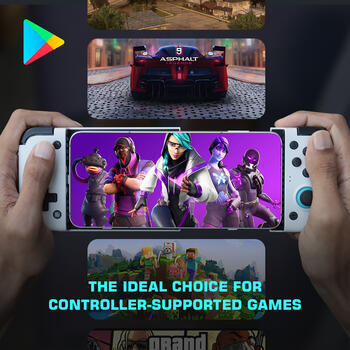 GameSir X2 Type-C 2021 Version Android Контроллер мобильныз игр с фиксатором смартфона 173mm длинной Белый (GAMESIR-X2-TYPE-C)