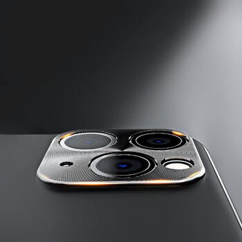 TakeMe Алюминиевая защитная крышка для задней камеры телефона на Apple iPhone 11 Pro Черная (TM-CAMC-IP11P-BK)