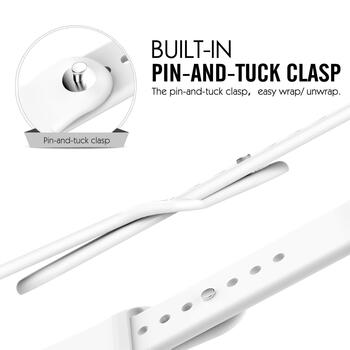 Riff Classic силиконовый ремешок для Apple Watch 38 / 40 / 41 mm Зеленый (RF-SIL-AW-38/40/41-GREEN)