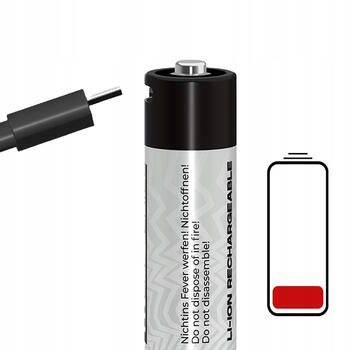 Liibattaries Быстрый кабель с 4 портами USB-C для литий-ионных аккумуляторов (19 см) (LIB667127)