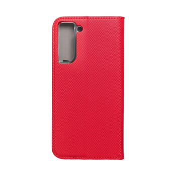 TakeMe Magnēstikas Fiksācijas Sāniski atverams maks bez klipša Samsung Galaxy A23 4G (A235F) / A23 5G Sarkans (TM-MA-SA-A2345G-RE)