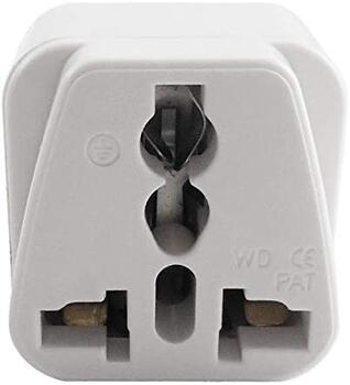 Riff Ligzdas strāvas pāreja USA / UK / CN uz EUR White (RF-USA/UK/EUR/WH)