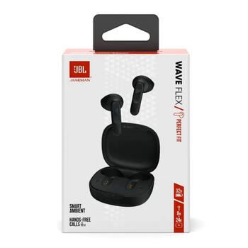 JBL Wave Flex TWS Bezvadu austiņas Black (JBL-WAVEFLEX)