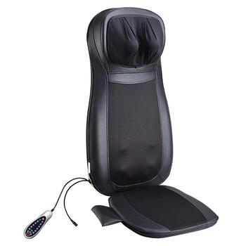 Riff MSR-01 masāžas spilvens ar apsildi un daudzfunkcionāliem masāžas līmeņiem Black (RF-MSR01)