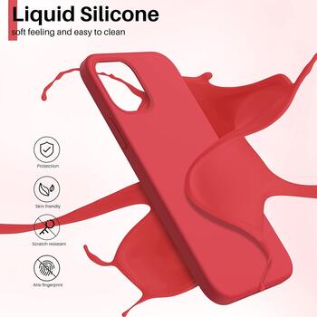 HQ Silicone Liquid 1.5mm чехол для Samsung Galaxy A34 5G A346 Red (HQ-LIQ-A34-RE)