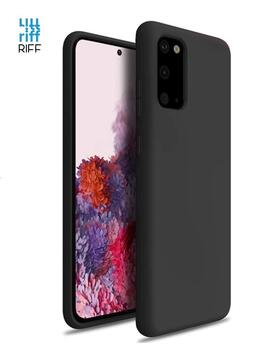 Riff Тонкий & Мягкий силиконовый чехол-крышка с мягкой подкладкой для Samsung Galaxy S20 Plus G985 Black (RF-TS-SAMS20PLUS-BL)