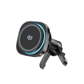 TechProtect V20 MagSafe 25W Qi2.2 Автомобильный держатель (на лобовое стекло / дефлектор / приборную панель) (V20)