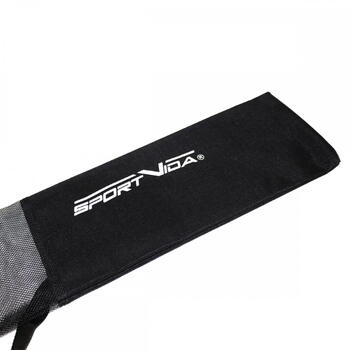 SportVida Универсальная сумка на молнии для треккинговых палок с ремешком на плечо (90 х 14 см) Черный (SV-RE0008)
