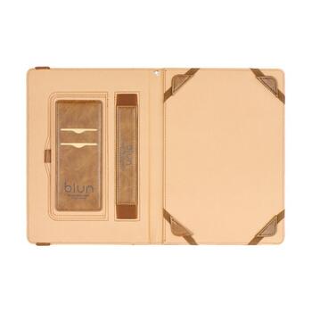 Blun UNT Universāls Eko ādas sāniski atverams maks ar stendu Tablet PC līdz 7" displēju (BL-ECO-UNI-7-BR)