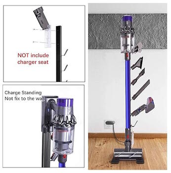 ReFresh universālais metāla turētājs rokas bezvadu putekļsūcējiem Dyson V6 V7 V8 V10 V11 V12 V15 u.c. (REF-DYSON-STAND)