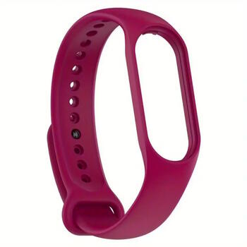 Riff Silikona siksniņa priekš Xiaomi Mi Band series 3 / 4 / 5 / 6 / 7 Red (RF-MIB3/7-RE)