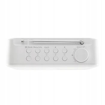 PowerLocus DAB+ FM/AM Портативное беспроводное радио / будильник с Bluetooth (PL755113)