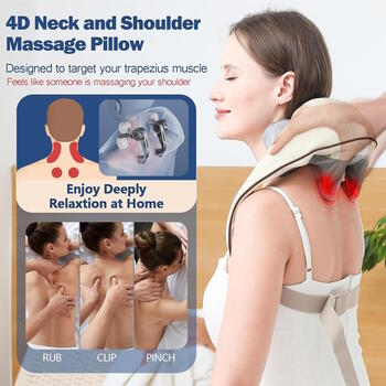 Riff RF768 Shiatsu kakla masieris ar sildīšanas funkciju (RF768)