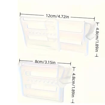 Riff Universāls izturīgs sadalītājs (ledusskapim, kastēm) regulējams garums no 8 līdz 12 cm (5 gab.) (RF-STOPS/5)