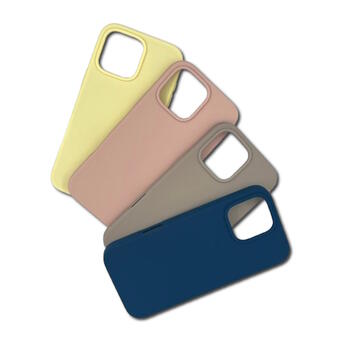 Riff Тонкий чехол с мягким материалом изнутри для iPhone 16 Pro Dark blue (RF-TS-IPH16PR-DBL)
