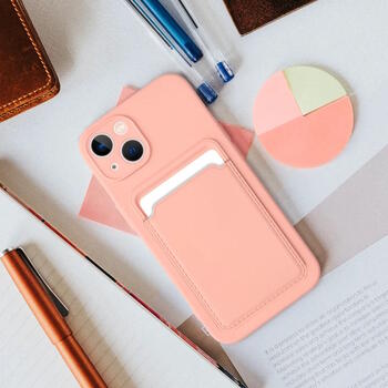 Riff Card серии силиконовый чехол для Apple iPhone 14 Pink (RF-CARD-IP14-PI)