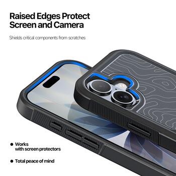 Dux Ducis Shld чехол для iPhone 17 Contour pattern (DU-SHLD-17-BK)