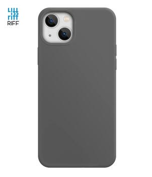 Riff Тонкий & Мягкий силиконовый чехол с мягкой подкладкой для Apple iPhone 13 Pro Max Grey (RF-SC-IPH-13PROMAX-GREY)