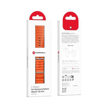Forcell FS01 Силиконовый ремешок для Samsung watch 20mm Orange (FS01-OR)
