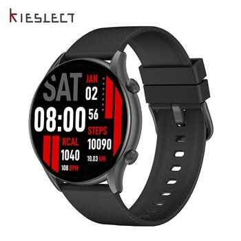 Kieslect Kr Calling Смарт-часы с фитнес/ трекером / c пульсометром и Amoled 1.32" экраном/ Чёрный (KR-BLACK)