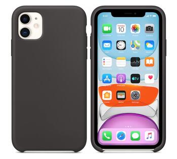 Riff Тонкий & Мягкий силиконовый чехол-крышка с мягкой подкладкой для Apple iPhone 11 Pro Max Carbon Gray Black (RF-TS-IP11PRM-CAGRBK)