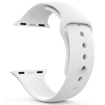 Riff Classic силиконовый ремешок для Apple Watch 42 / 44 / 45 mm Белый (RF-SIL-AW-42/44/45-WH)
