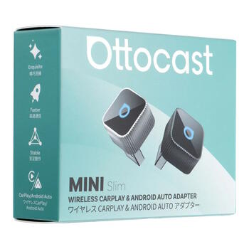Ottocast T2 Mini Slim bezvadu CarPlay un Android Auto adapteris (CP88-T2)