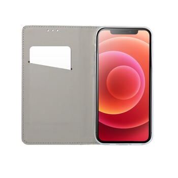 TakeMe Magnēstikas Fiksācijas Sāniski atverams maks bez klipša Samsung Galaxy A23 4G (A235F) / A23 5G Sarkans (TM-MA-SA-A2345G-RE)