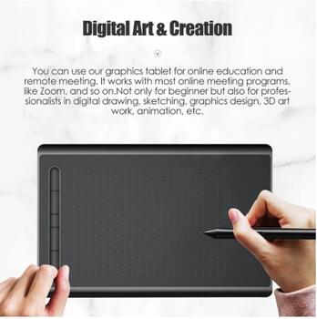 VSON LetSketch WP9625 Profesionāls Bezvadu Grafiskais Planšetdators ar Bluetooth Melns/Sarkans (WP9625BT)