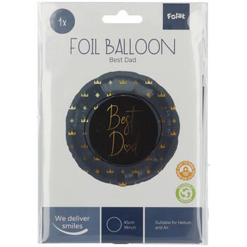 Folat Фолиевый воздушный шар "Best Dad" 45cm (67961)