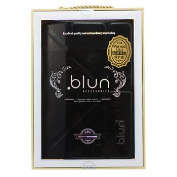 Blun MHS Eko ādas sāniski atverams maks ar stendu Samsung T230 Galaxy Tab 4 7.0 Melns (BL-MHS-SA-T230-BK)