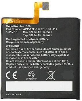 Riff APP-12F-F57571-CGX-111 analogais akumulators priekš Caterpillar CAT S60 Li-Ion 3500 mAh 3,85 VDC (RF-CAT-S60BAT)