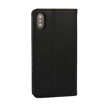 TakeMe Magnēstikas Fiksācijas Sāniski atverams maks bez klipša Samsung Galaxy A73 5G (A736B) Melns (TM-MA-SA-A735G-BK)