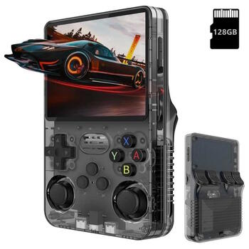 RF-R36S Игровая консоль Open Source Linux Ark OS 2.0 system 20000 ретро игр 128GB Black (RF-R36S/BK/128GB)