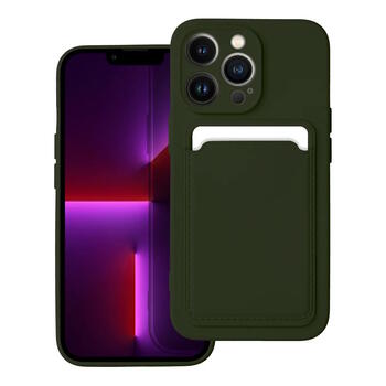 Riff Card sērijas silikona maks priekš Apple iPhone 15 Plus Green (RF-CARD-IP15PL-GE)